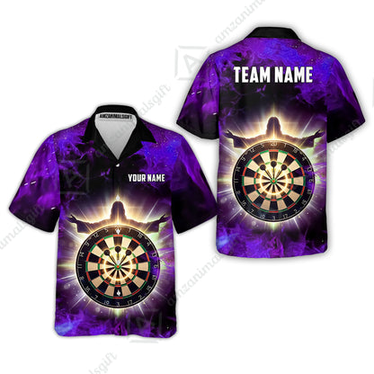 Custom Darts Team Jersey, Personalized Heavenly Strike Dart Polo Shirt For Players With Name & Team Name