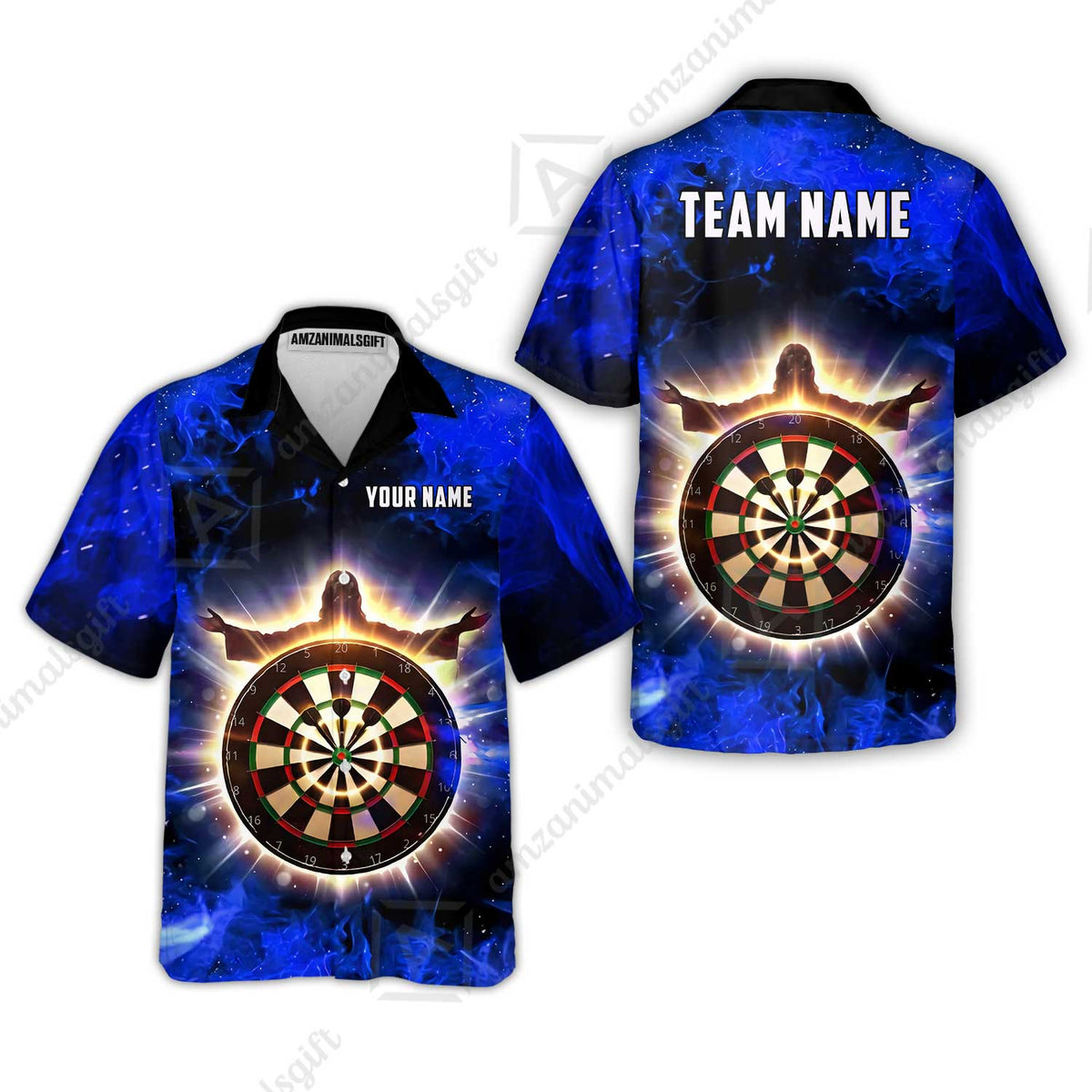 Custom Darts Team Jersey, Personalized Heavenly Strike Dart Polo Shirt For Players With Name & Team Name