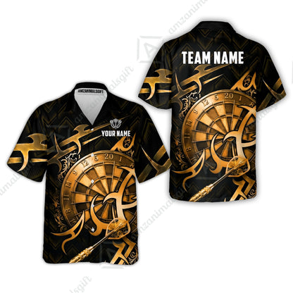 Custom Darts Jersey Polo Shirt, Tribal Darts & Mechanical Inferno, Custom Dart Jersey Team Shirt For Players With Name & Team Name
