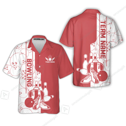 Custom Bowling Team Jersey Bowling Shoes Polo Shirts, Bowling Team Uniforms, Personalized Name And Team Name