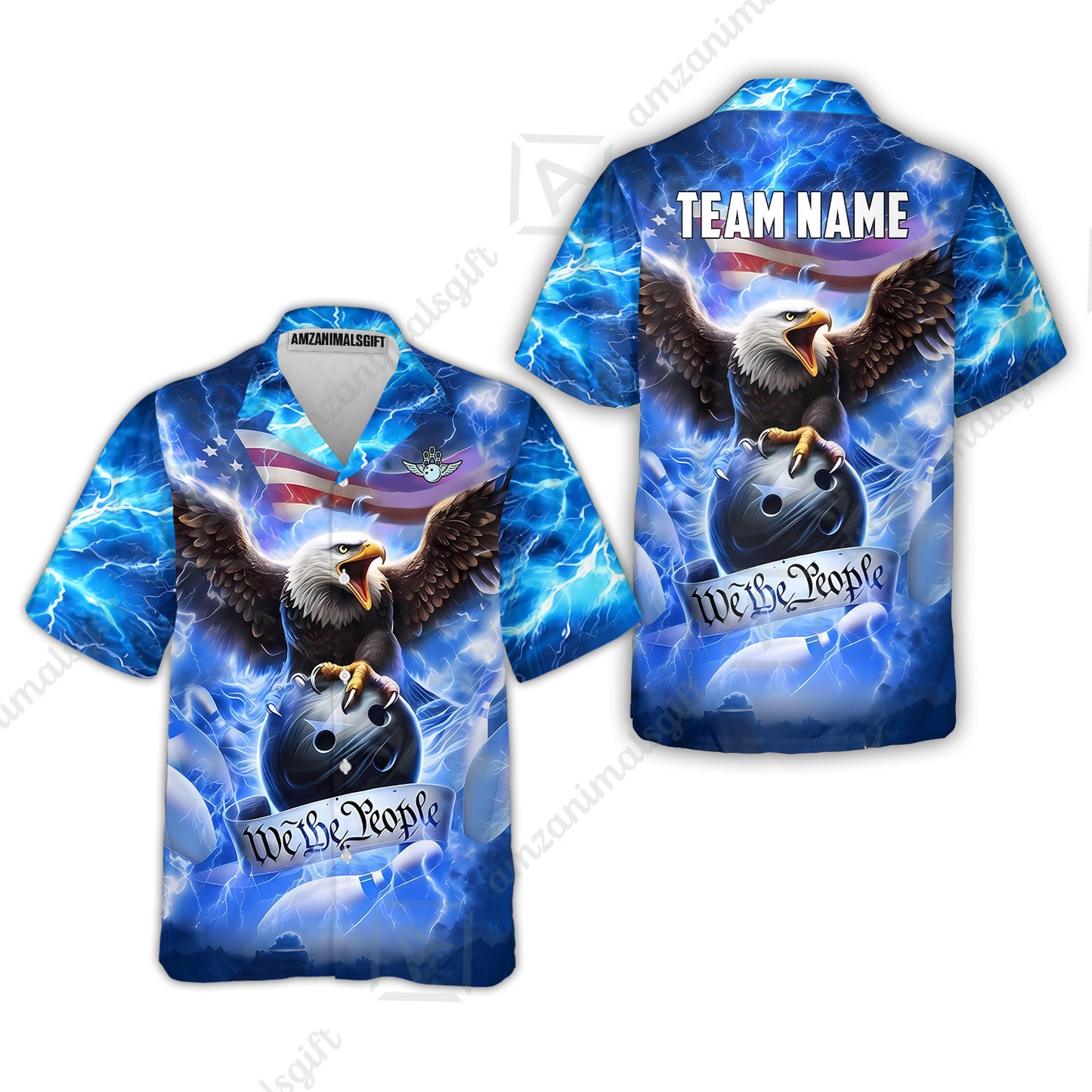 Hawaiian Shirt||Blue