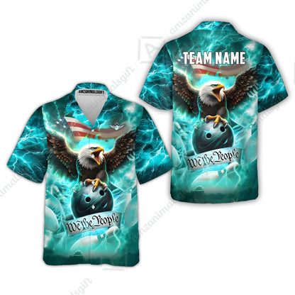 Hawaiian Shirt||Cyan