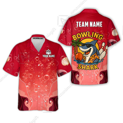 Hawaiian Shirt||Red