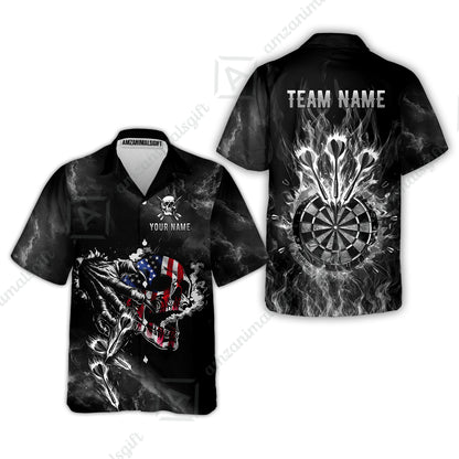 Hawaiian Shirt||Black