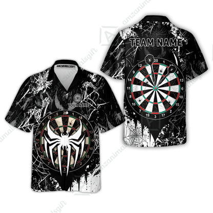 Hawaiian Shirt||Black White