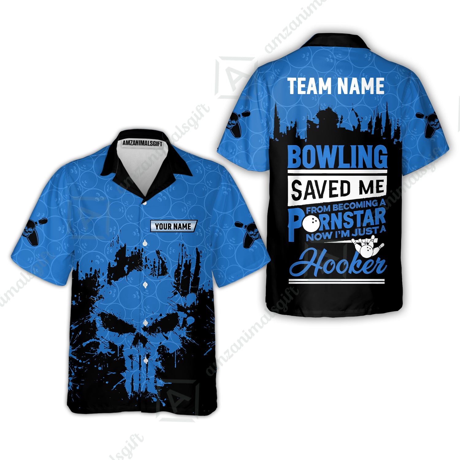 Hawaiian Shirt||Blue