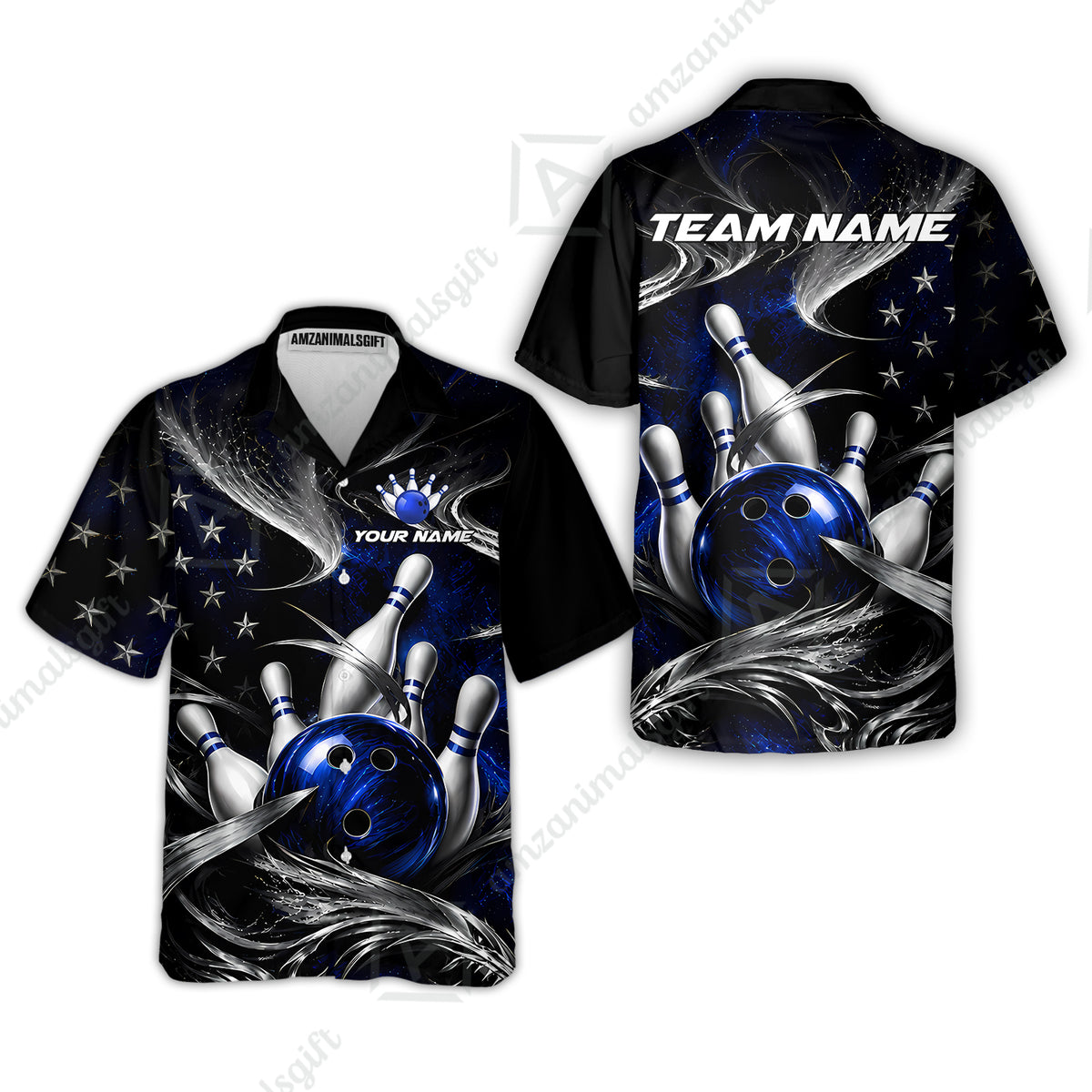 Hawaiian Shirt||Blue