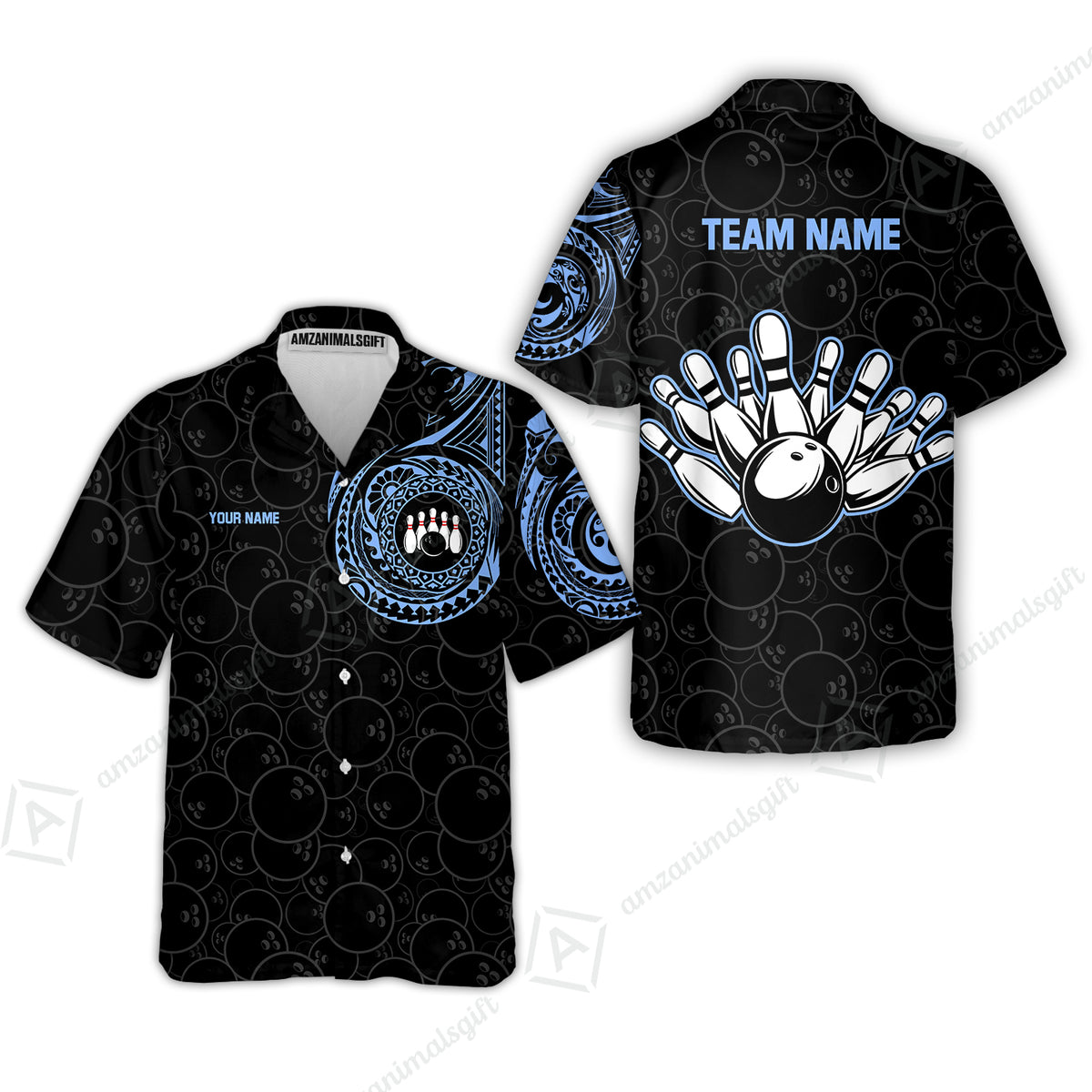Hawaiian Shirt||Blue