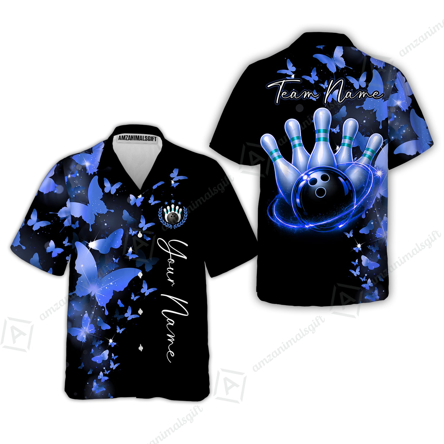 Hawaiian Shirt||Blue