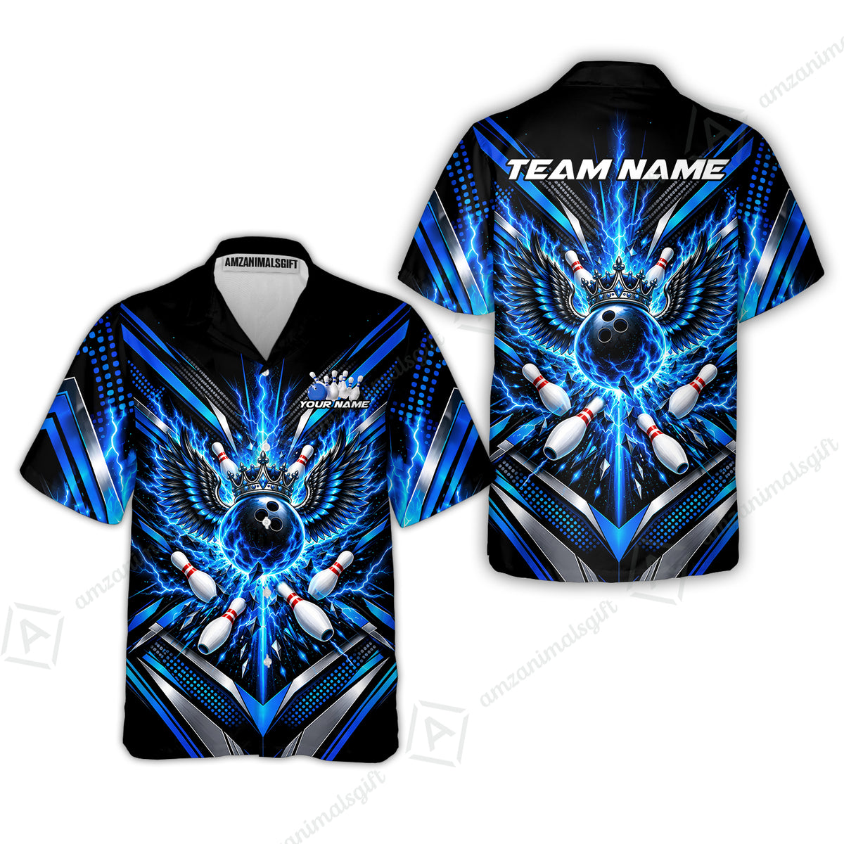Hawaiian Shirt||Blue