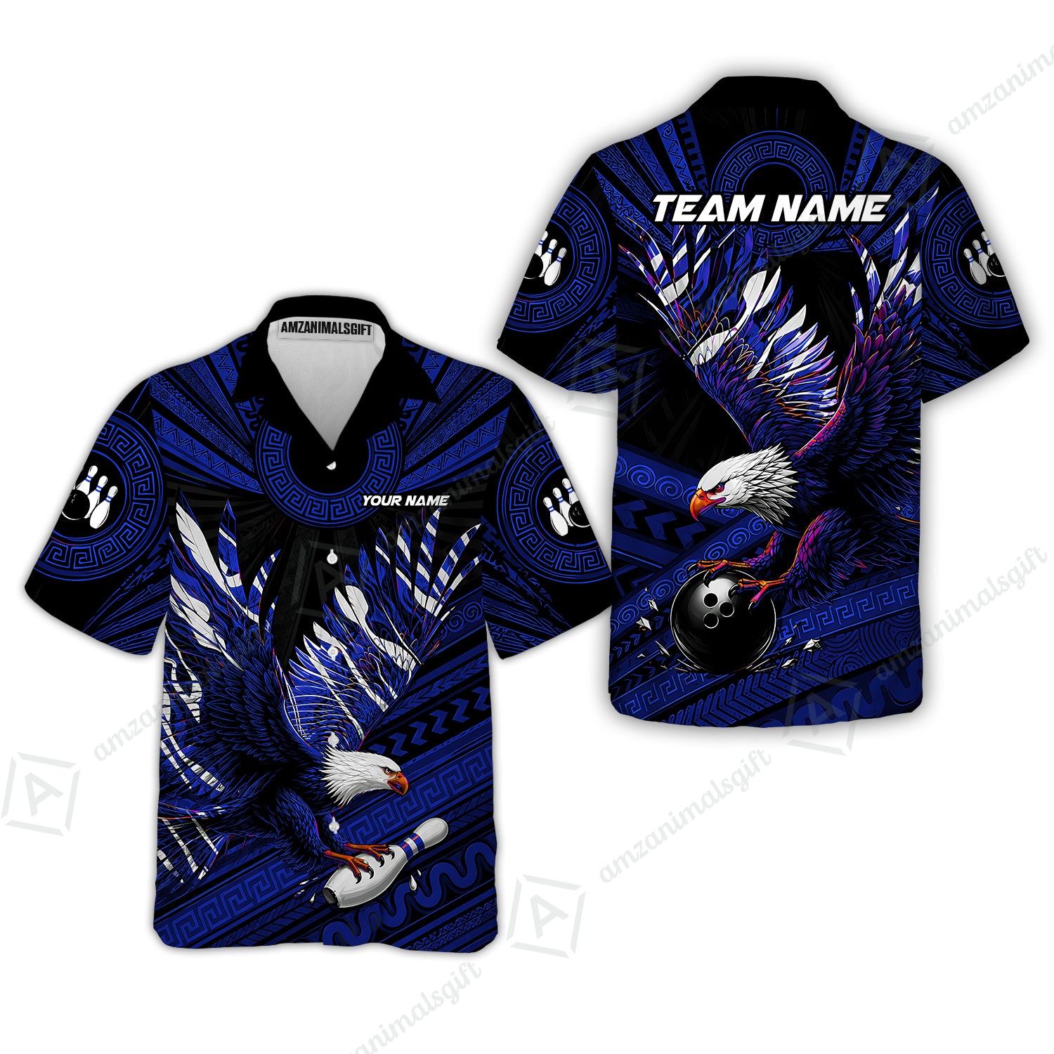 Hawaiian Shirt||Blue