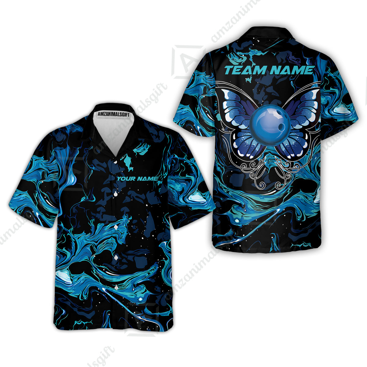 Hawaiian Shirt||Blue