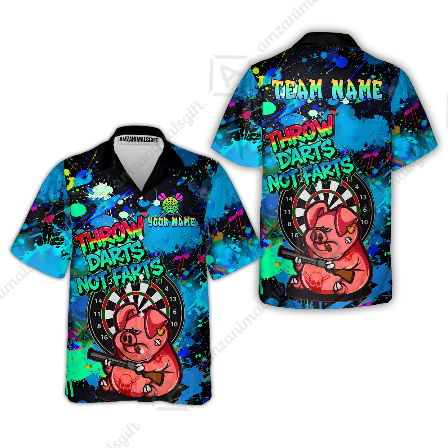Hawaiian Shirt||Blue