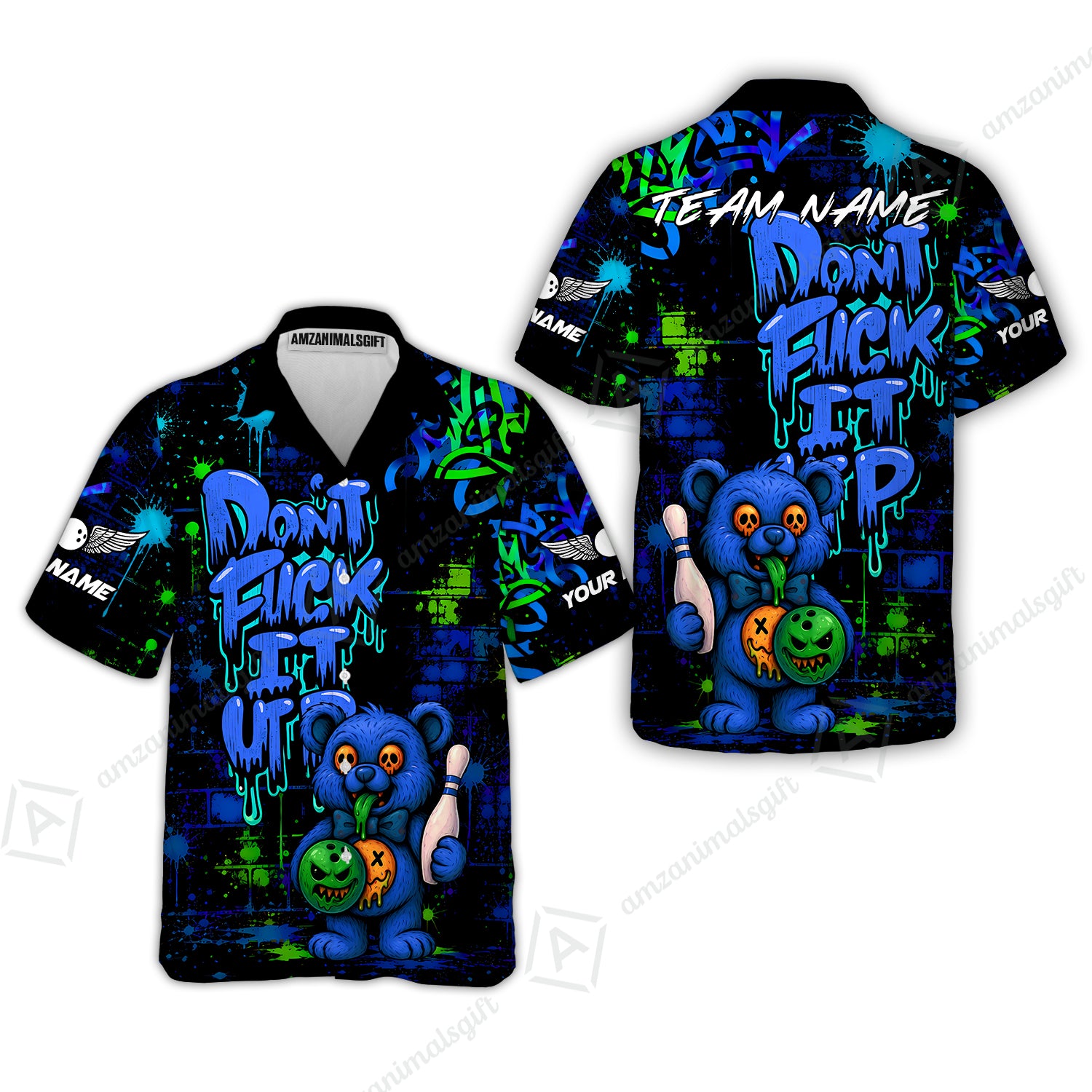 Hawaiian Shirt||Blue