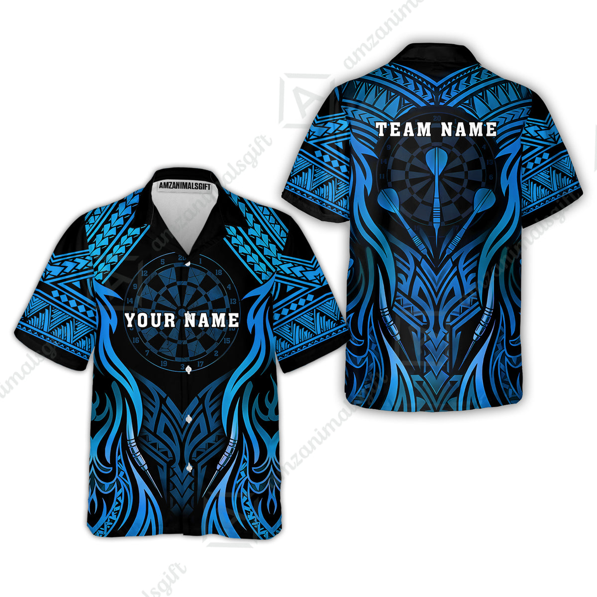 Hawaiian Shirt||Blue
