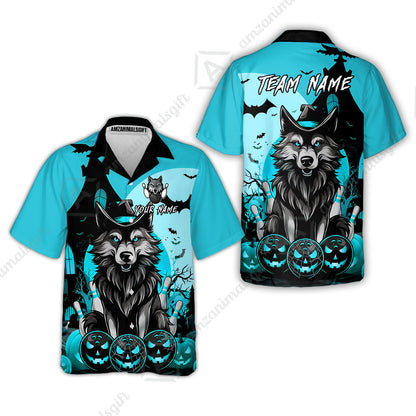 Hawaiian Shirt||Cyan