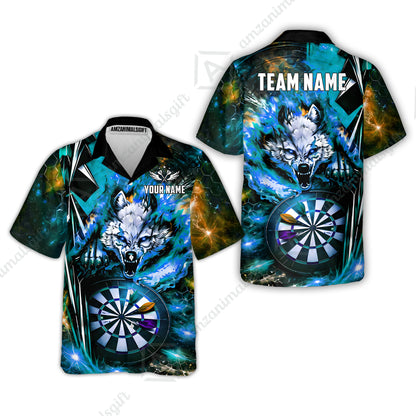 Hawaiian Shirt||Cyan