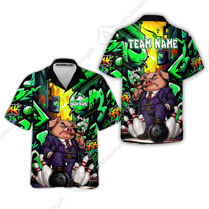 Hawaiian Shirt||Green