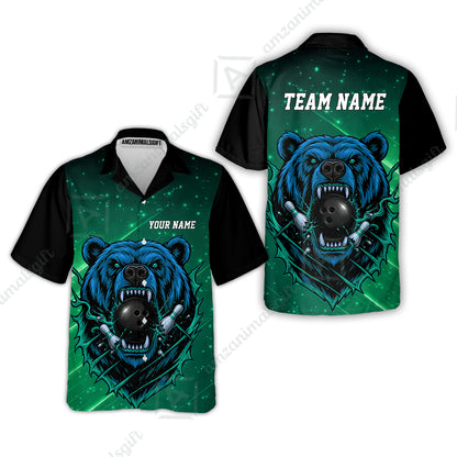 Hawaiian Shirt||Green
