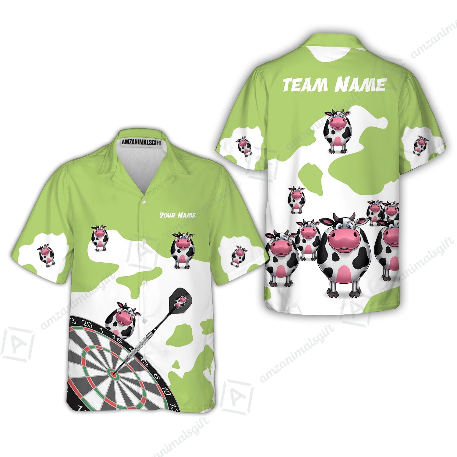 Hawaiian Shirt||Green