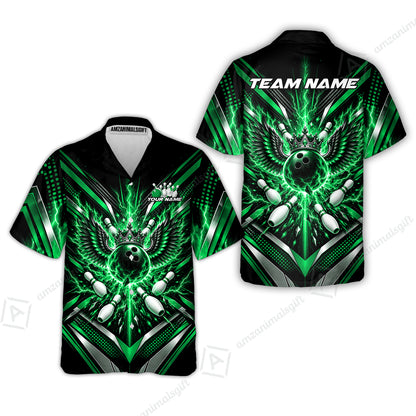 Hawaiian Shirt||Green
