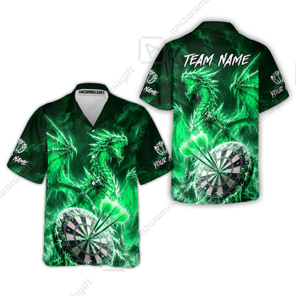 Hawaiian Shirt||Green