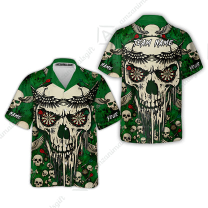 Hawaiian Shirt||Green