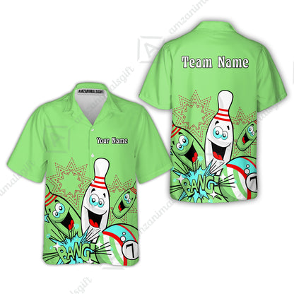 Hawaiian Shirt||Green