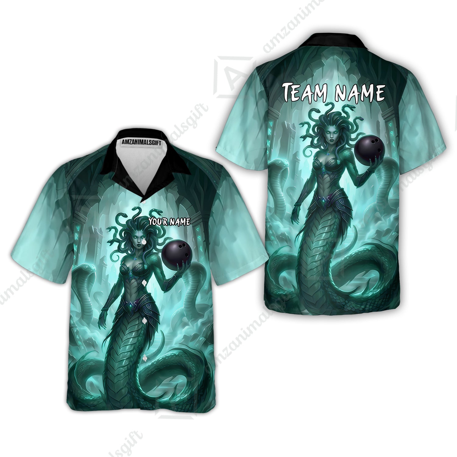 Hawaiian Shirt||Green