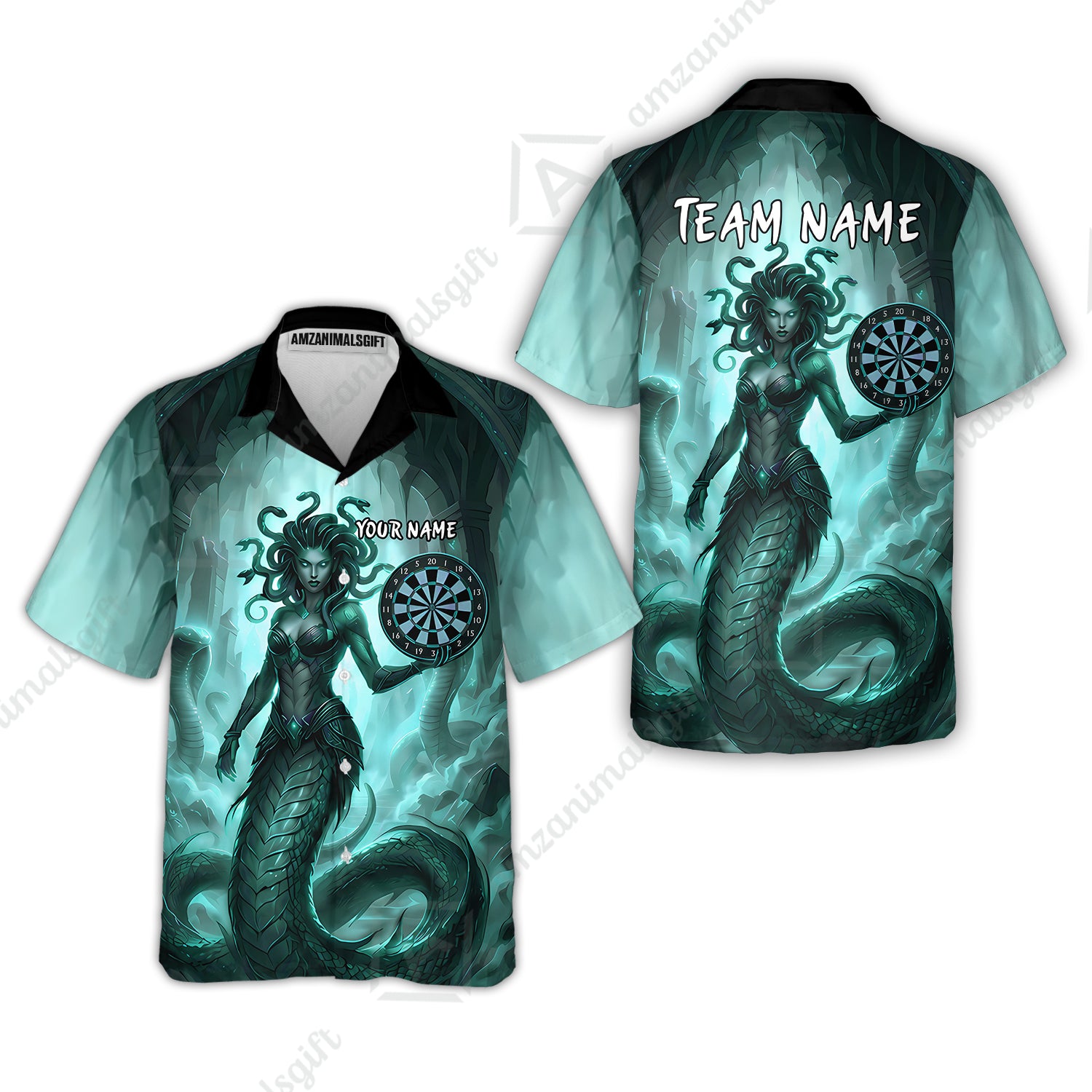 Hawaiian Shirt||Green