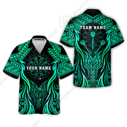 Hawaiian Shirt||Green