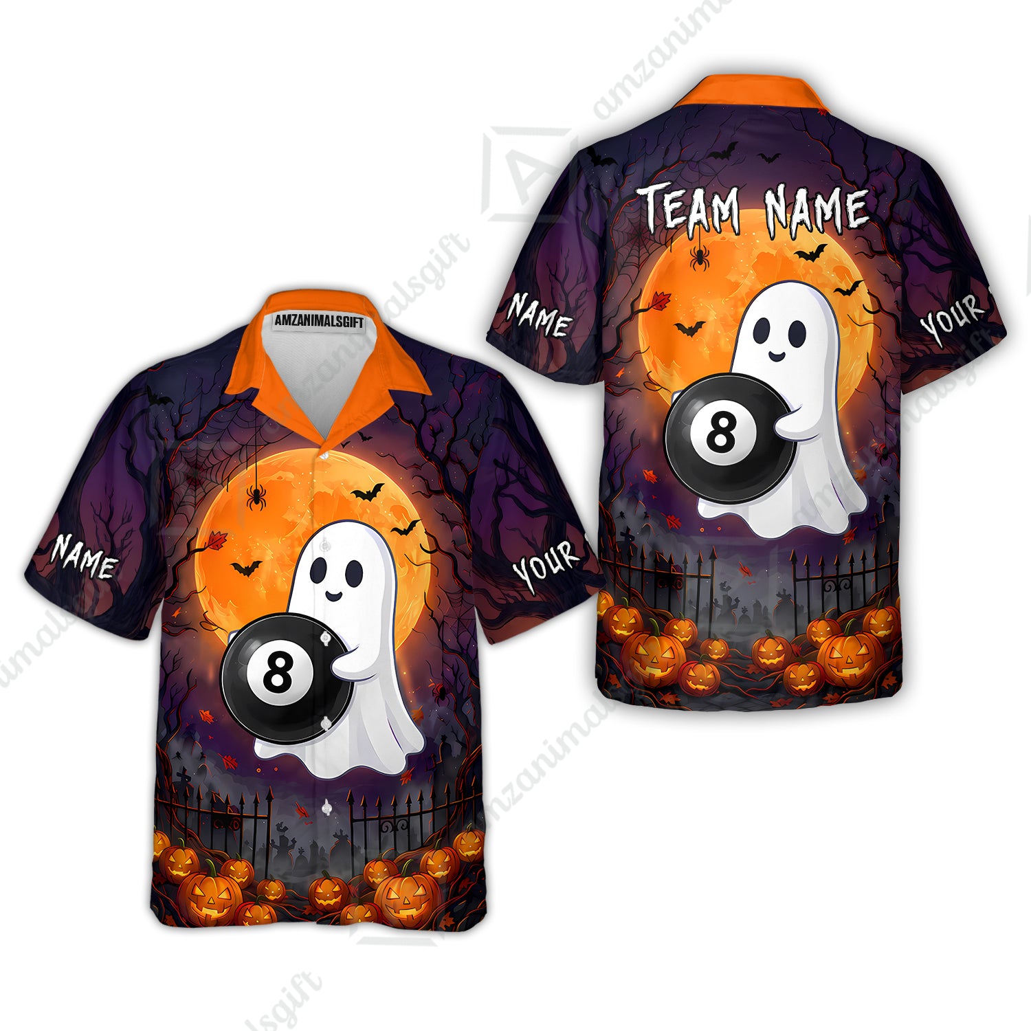 Hawaiian Shirt||Orange