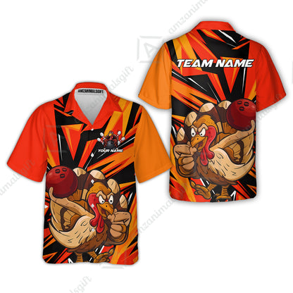 Hawaiian Shirt||Orange