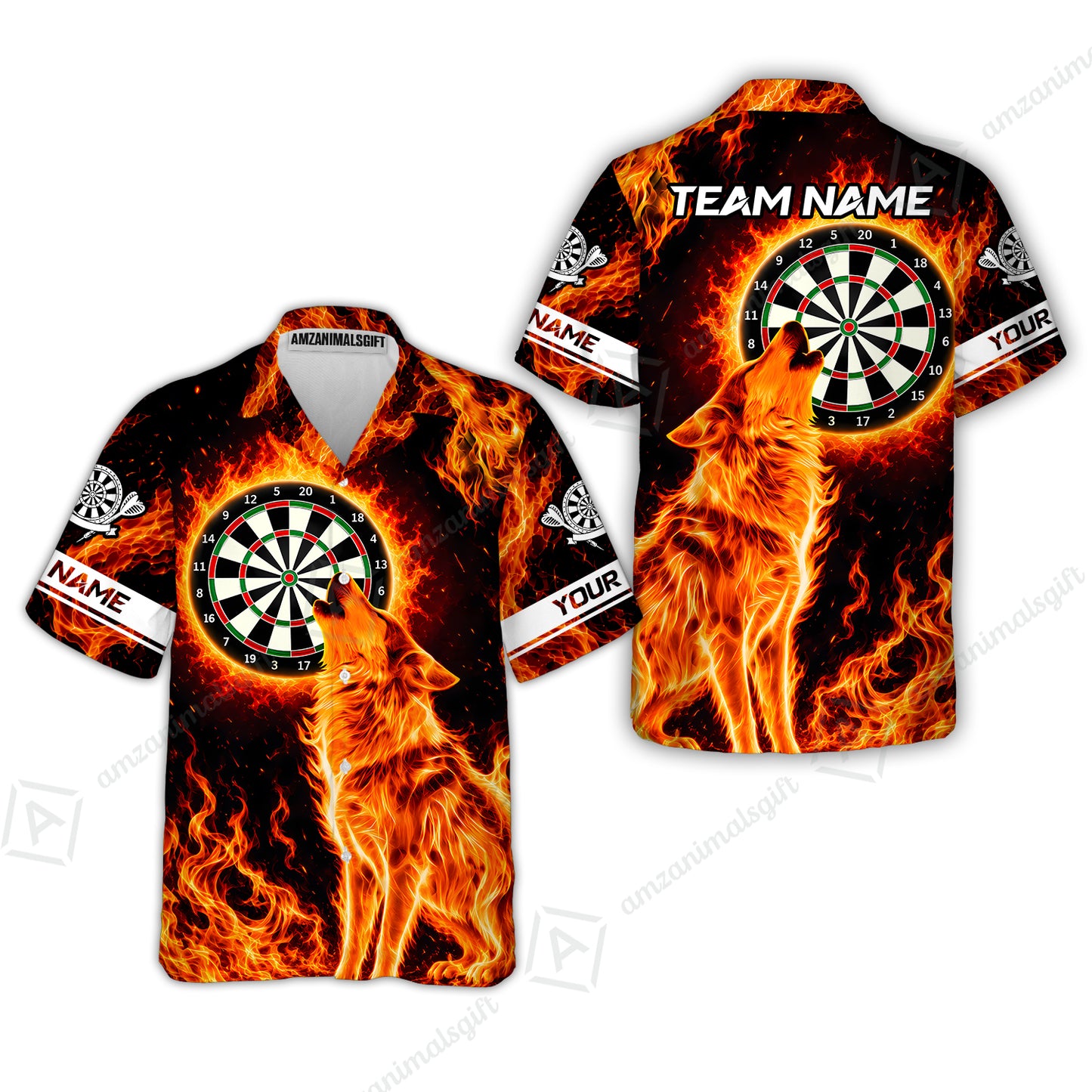 Hawaiian Shirt||Orange