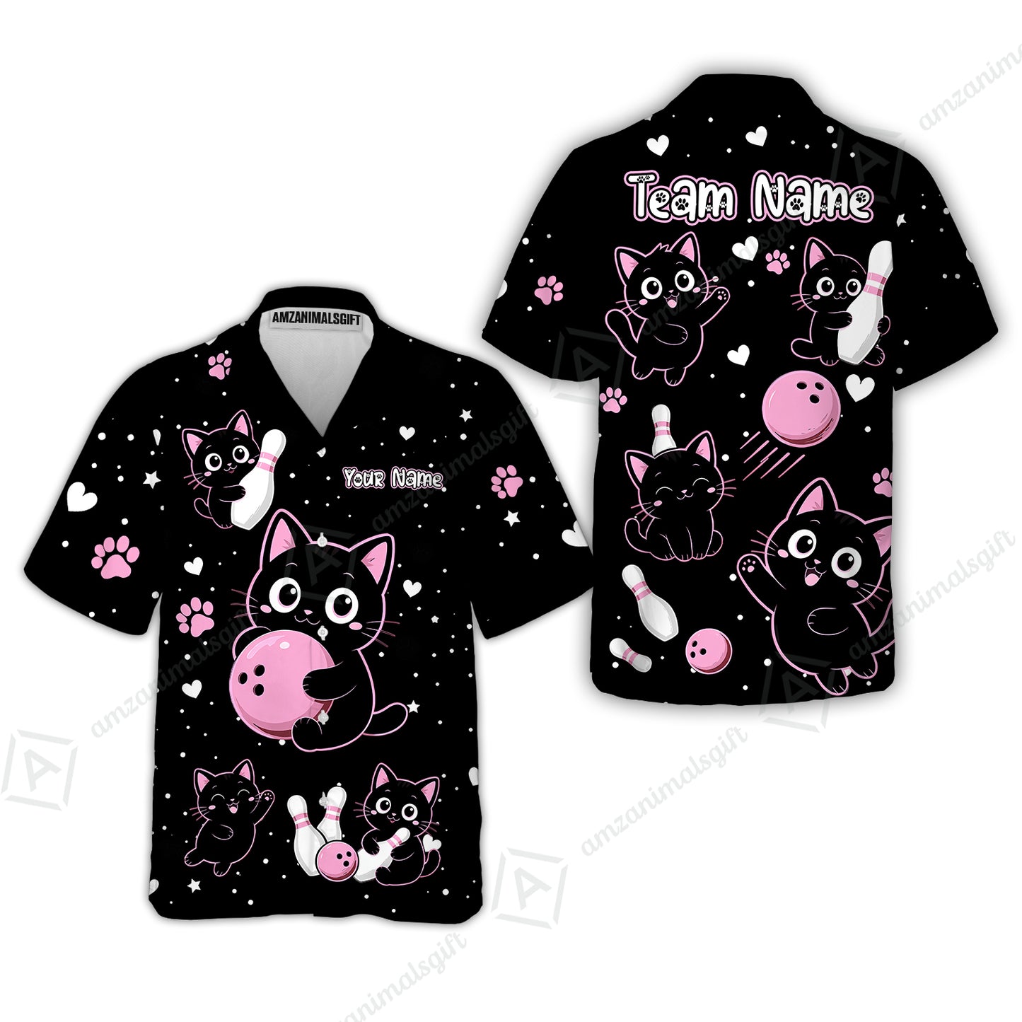 Hawaiian Shirt||Pink