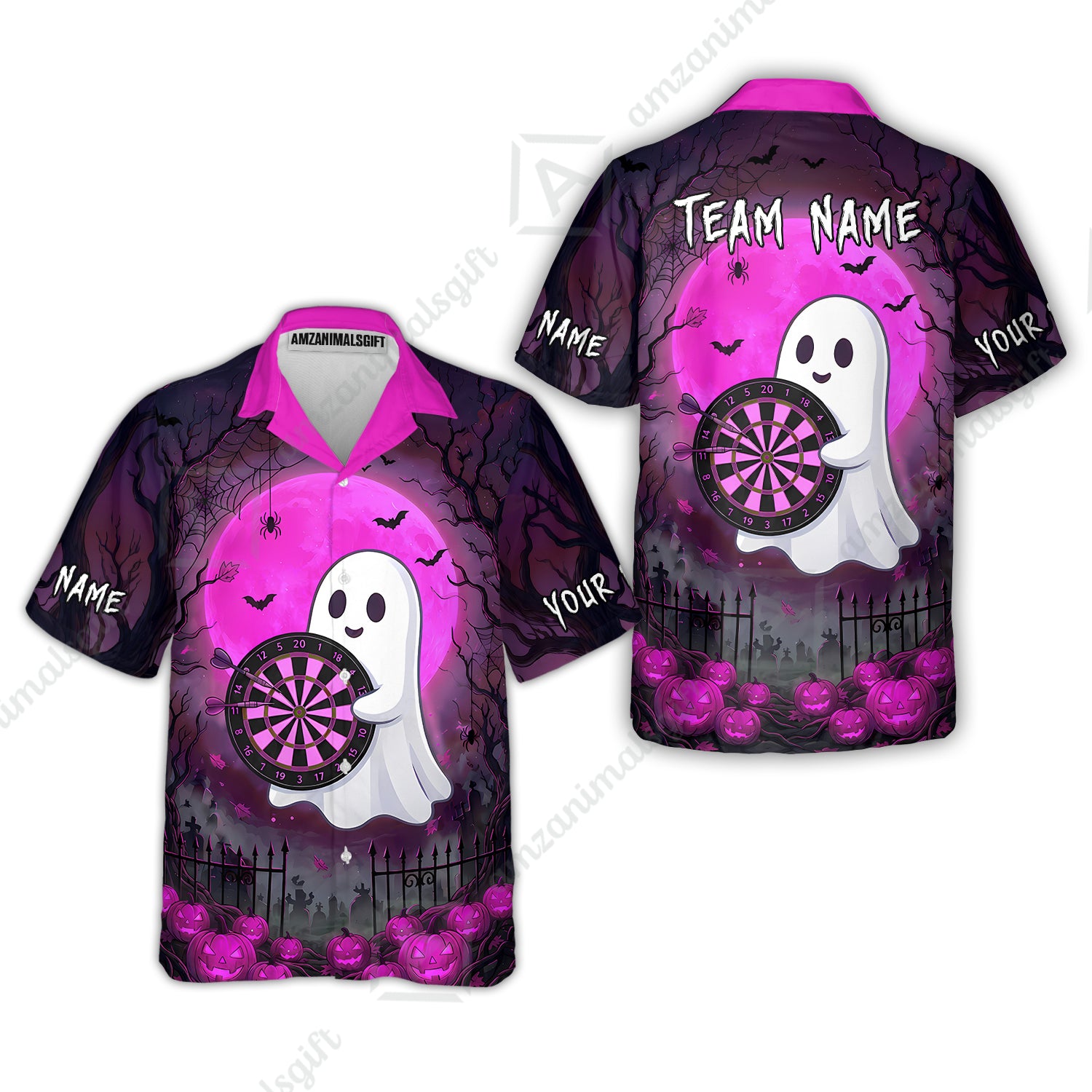 Hawaiian Shirt||Pink