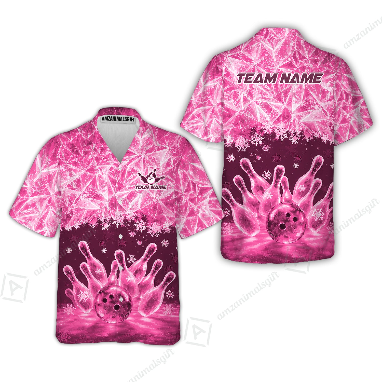 Hawaiian Shirt||Pink