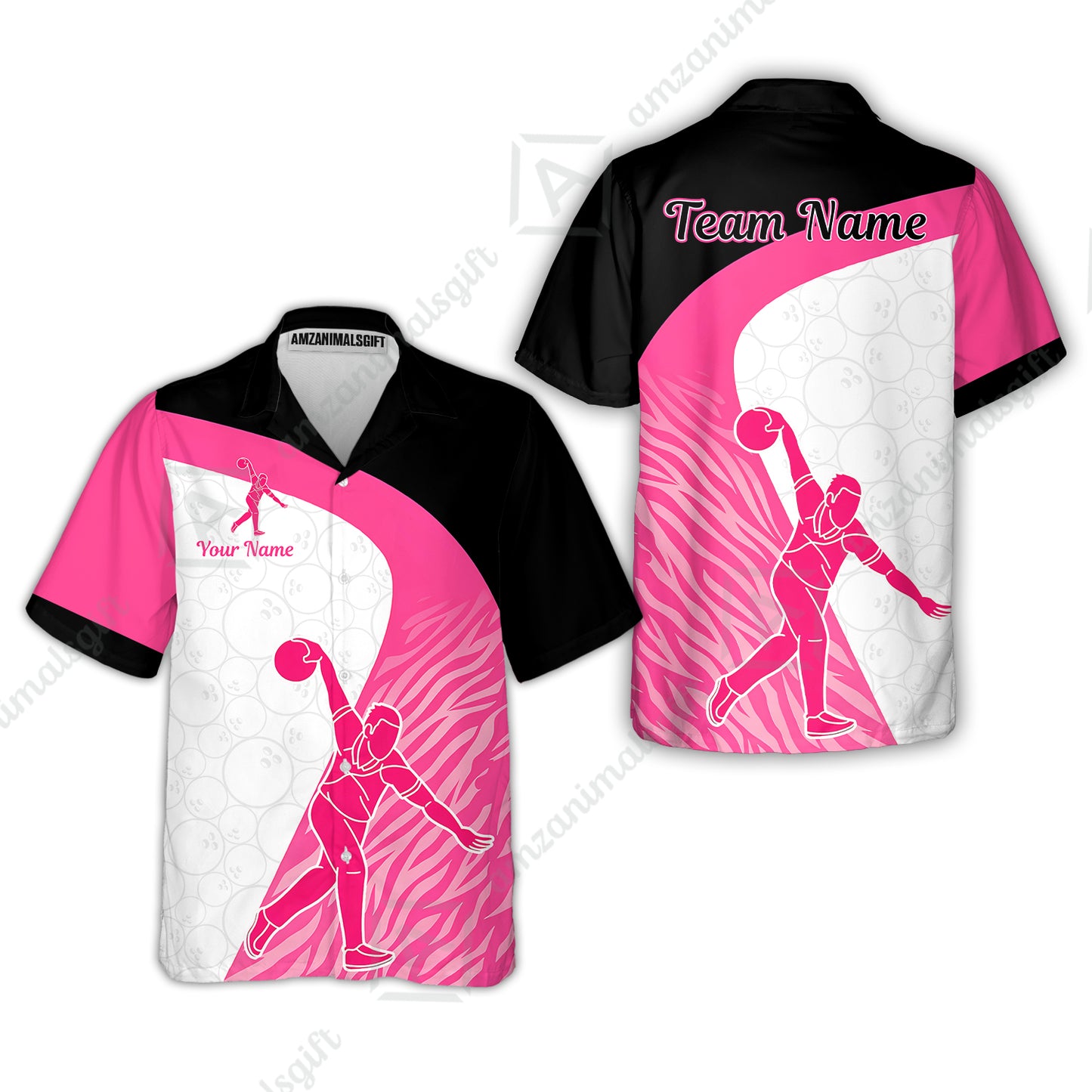 Hawaiian Shirt||Pink