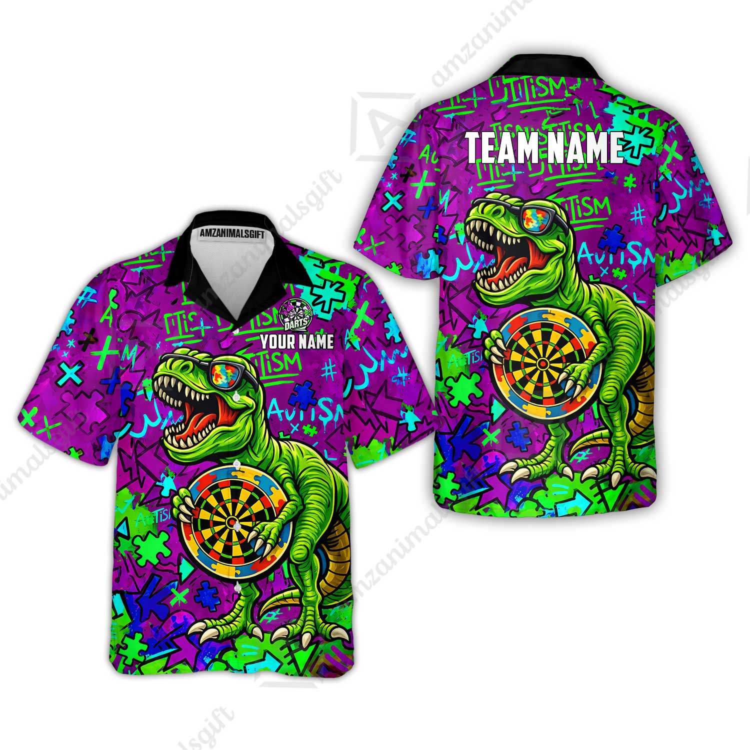 Hawaiian Shirt||Purple