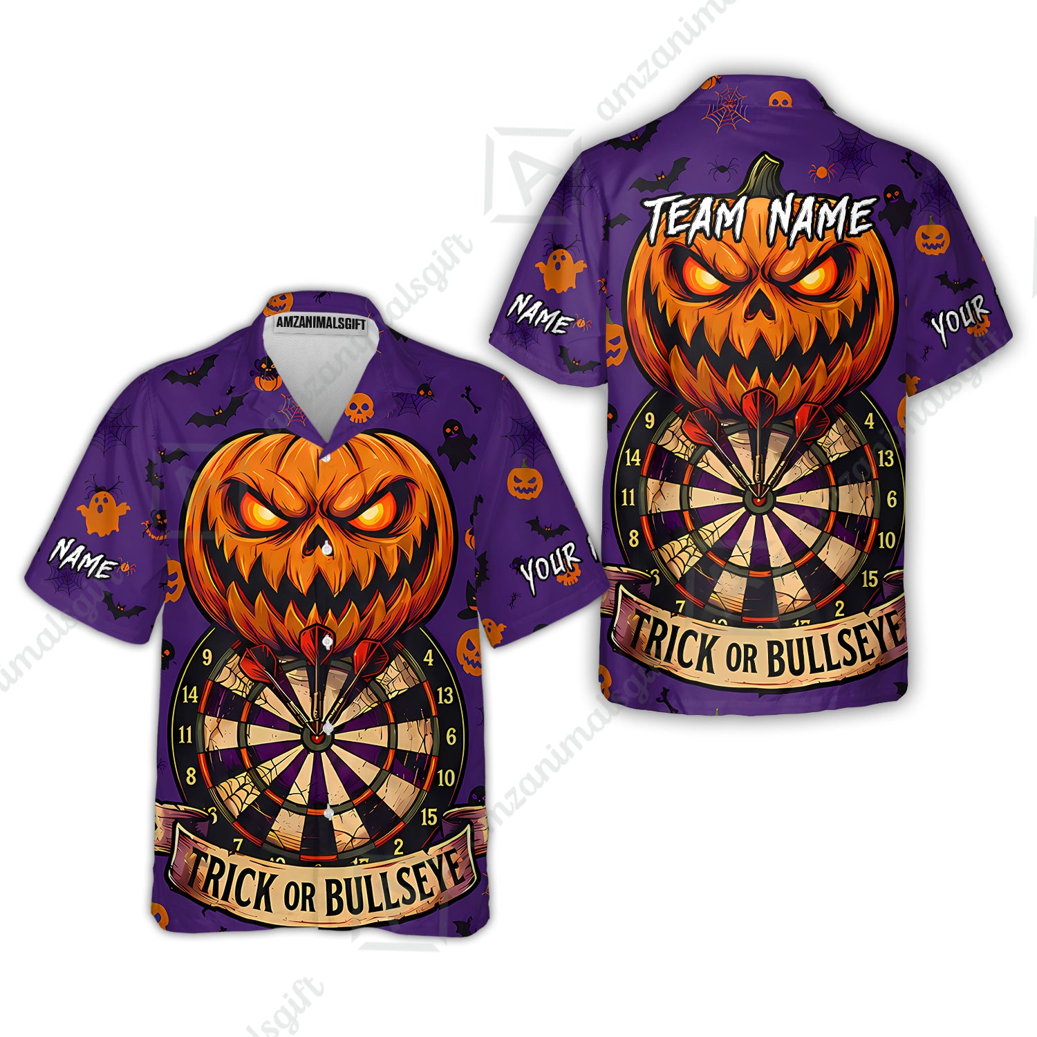 Hawaiian Shirt||Purple