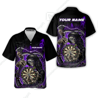 Hawaiian Shirt||Purple