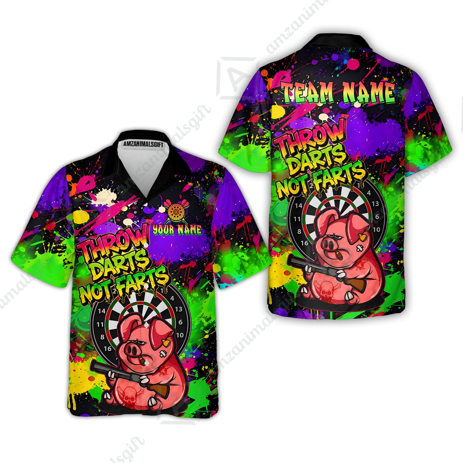 Hawaiian Shirt||Purple