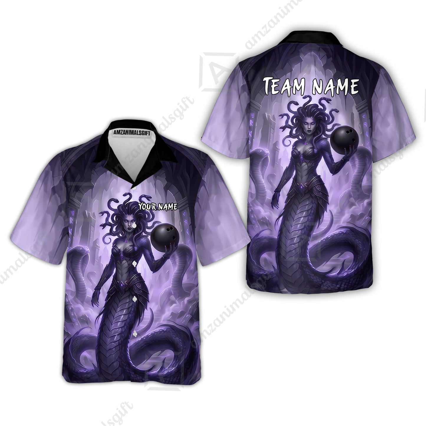 Hawaiian Shirt||Purple