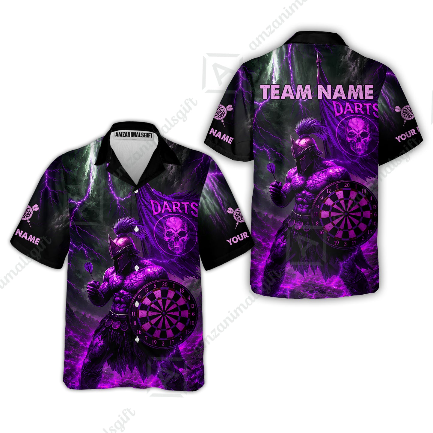 Hawaiian Shirt||Purple