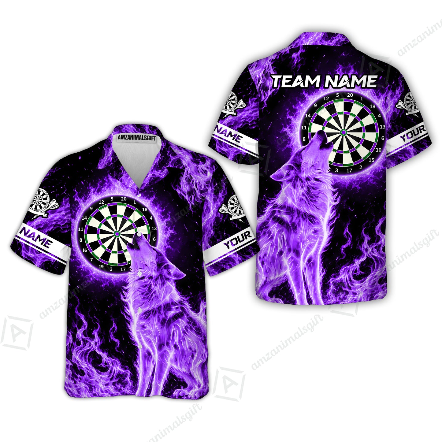 Hawaiian Shirt||Purple