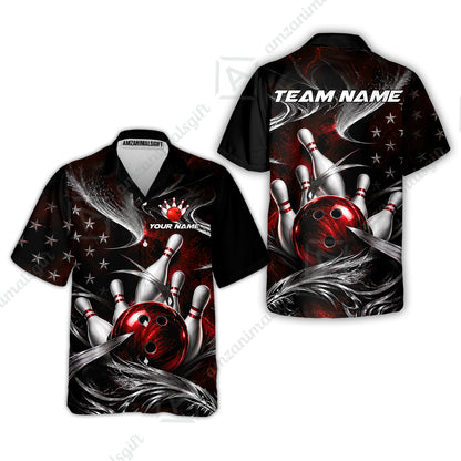 Hawaiian Shirt||Red