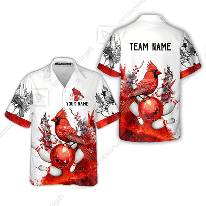 Hawaiian Shirt||Red