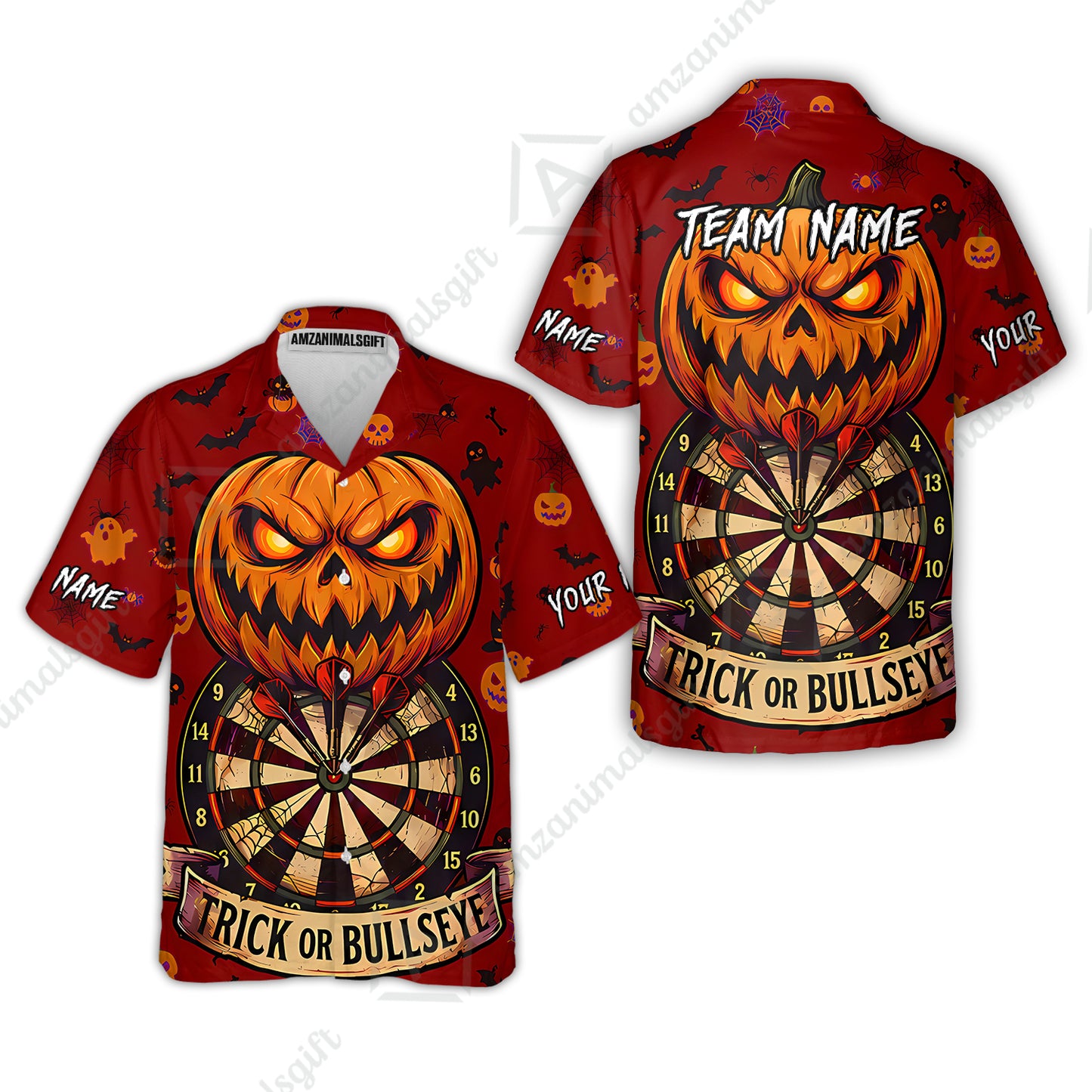 Hawaiian Shirt||Red