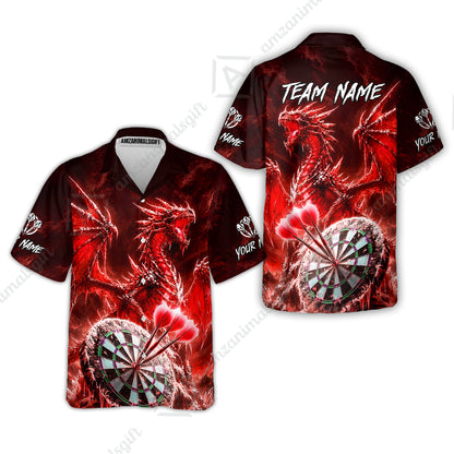 Hawaiian Shirt||Red