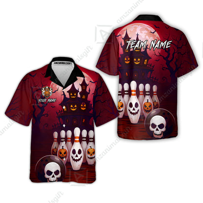 Hawaiian Shirt||Red